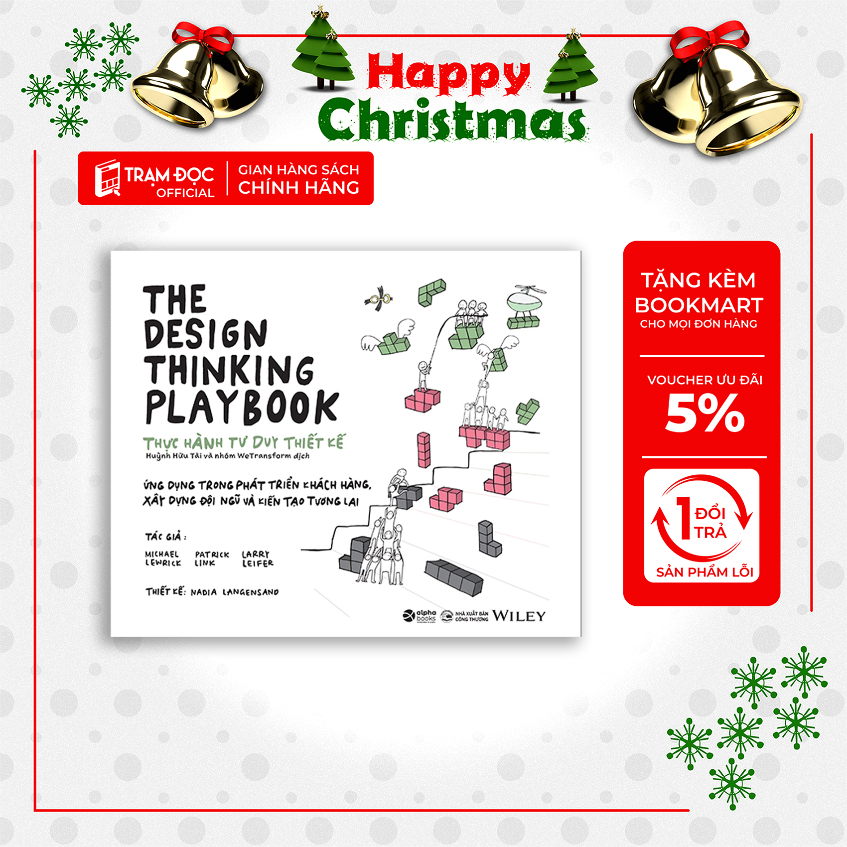 Trạm Đọc Official | The Design Thinking Playbook- Thực Hành Tư Duy Thiết Kế