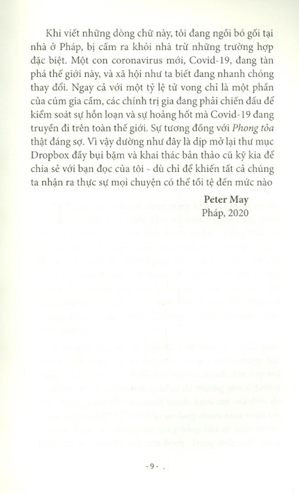 Phong Tỏa - Lockdown