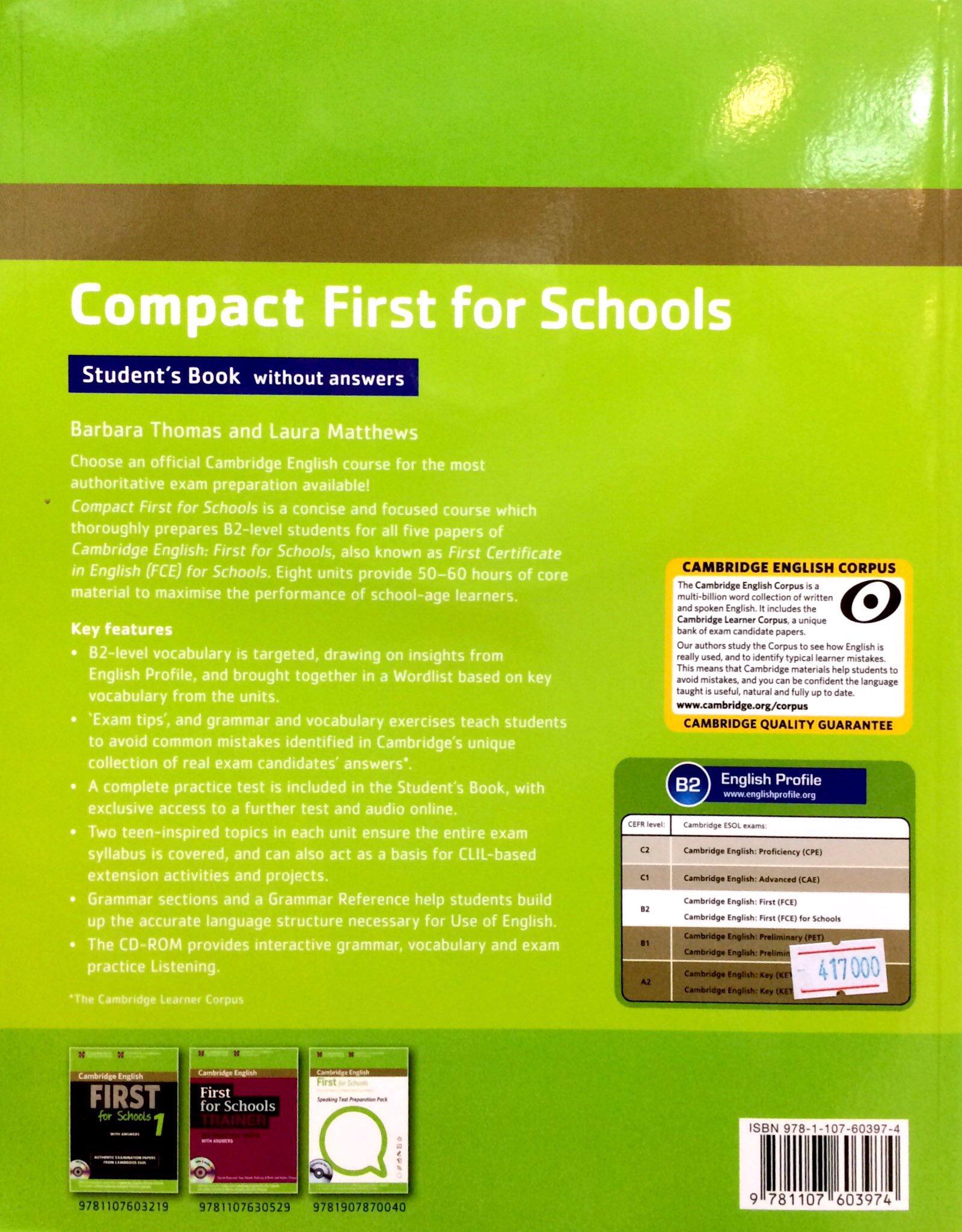 Compact First for Schools Student
