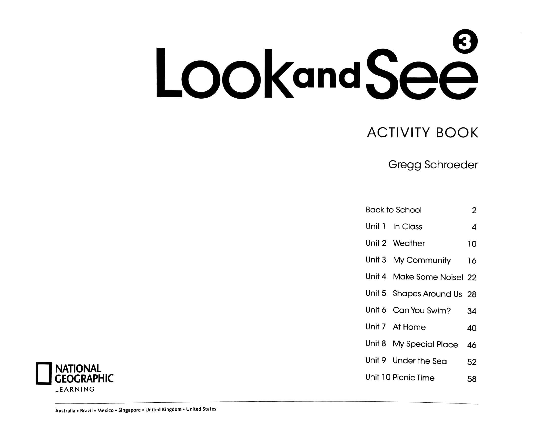 Look And See 3: Activity Book