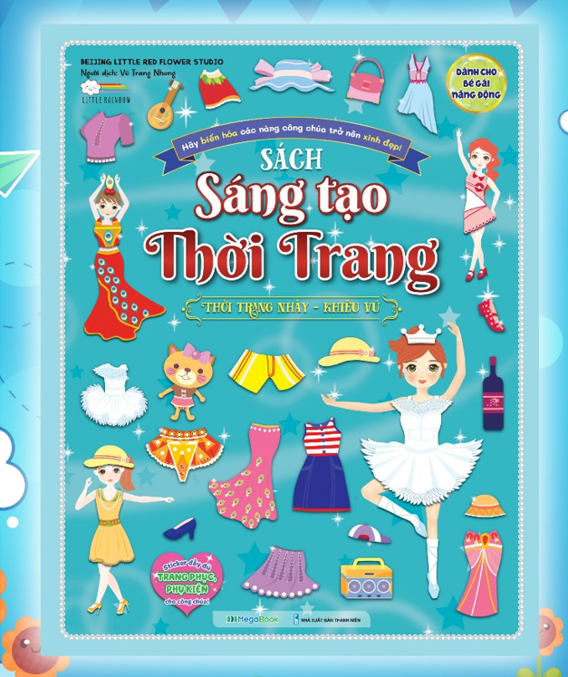 Sách - Combo Sáng tạo thời trang (Hơn 600 Stickers) (MG)