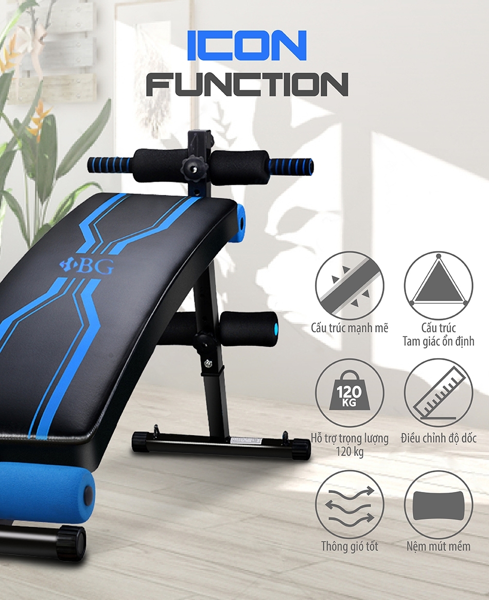 Ghế Tập Bụng Cong Muse BG SU-160A (hàng nhập khẩu)
