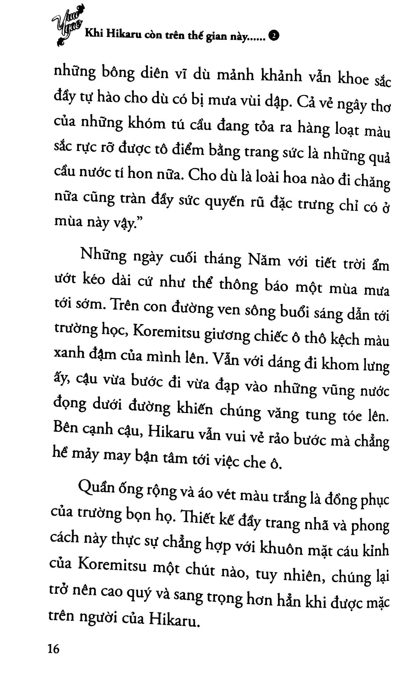 Khi Hikaru Còn Trên Thế Gian Này (Tập 2)