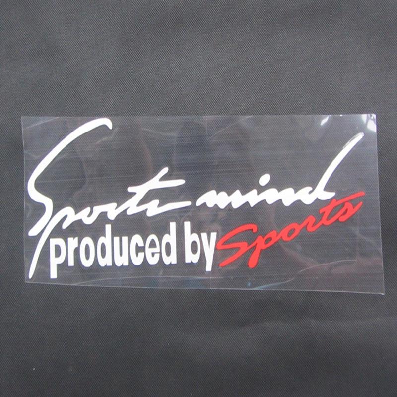 Phụ kiện ô tô | Tem dán trang trí ô tô Sport mind prodeced by Sports xe hơi ô tô đầy đủ màu sắc - Ngoại thất ô tô