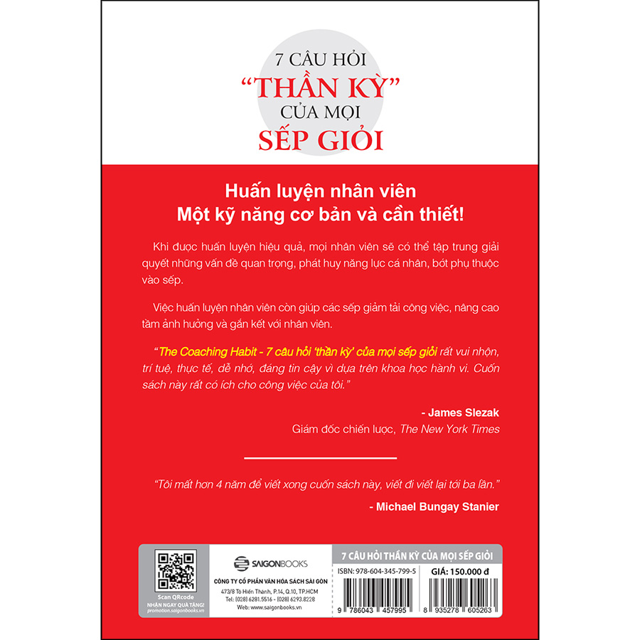 7 Câu Hỏi "Thần Kỳ" Của Mọi Sếp Giỏi - Tác giả Daniel Goleman