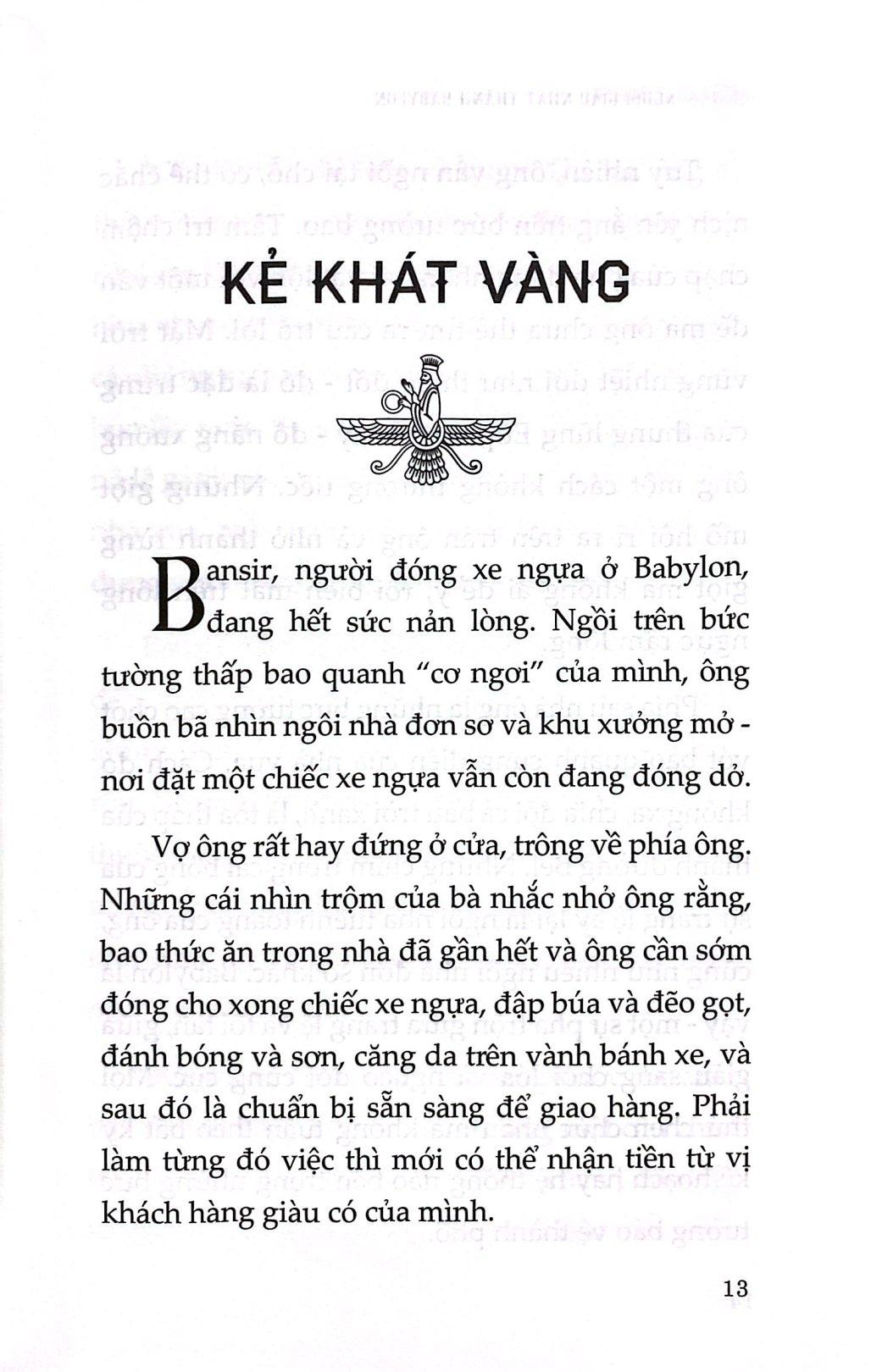 Sách - Người Giàu Nhất Thành Babylon - The Richest Man In Babylon
