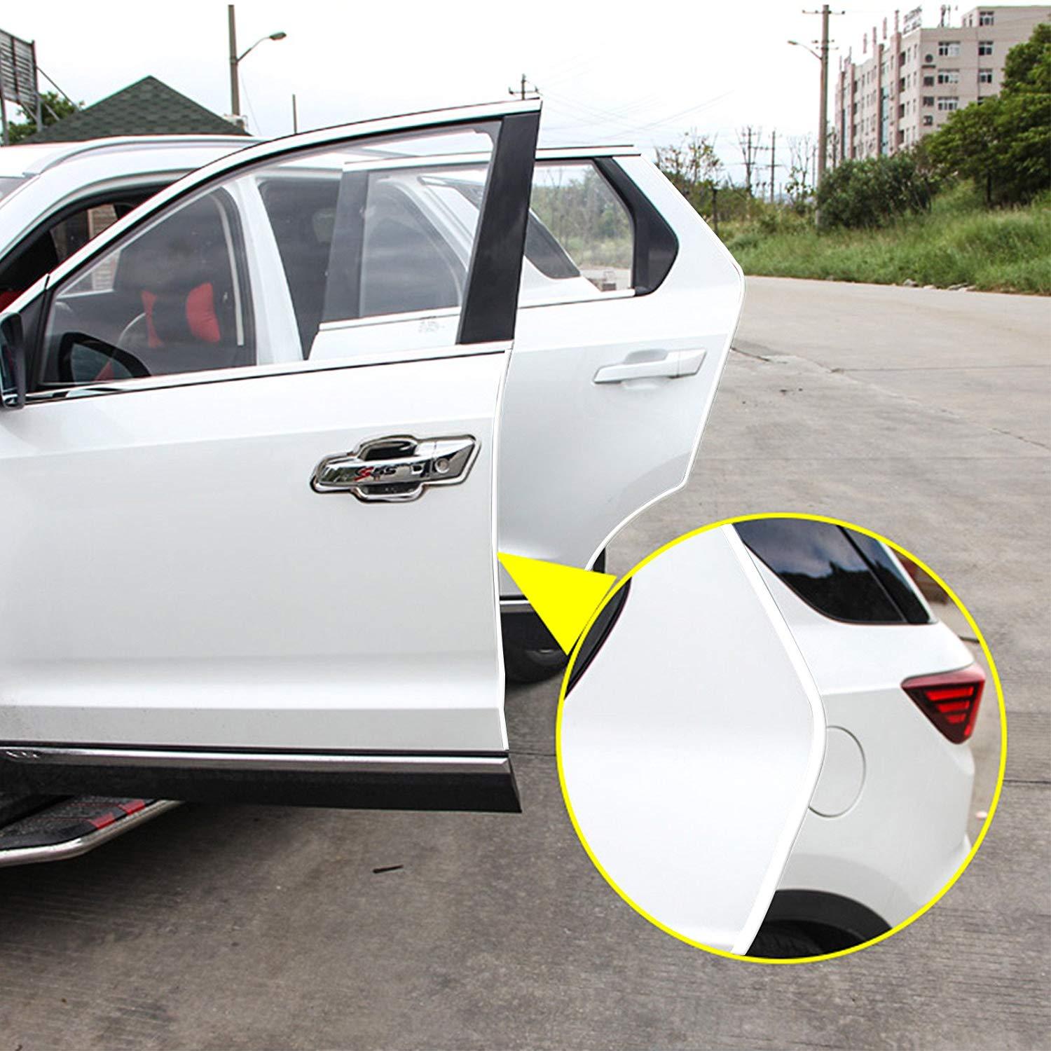 Gioăng Cao Su Chống Va Đập Cửa Cho Xe Ô Tô 4-5 Chỗ (Trắng)
