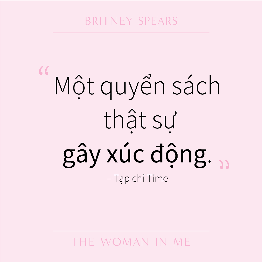 Sách - Người đàn bà trong tôi - Britney Spears (Kèm Poster A3)
