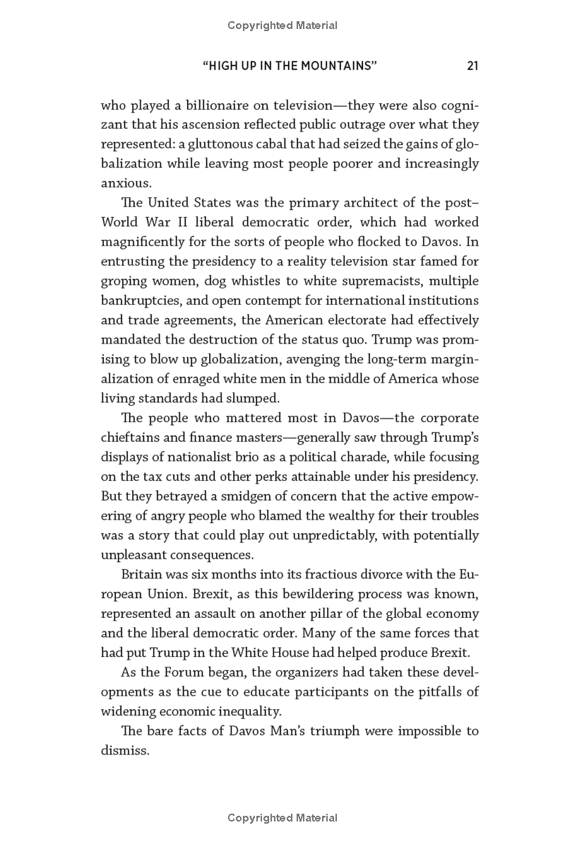 Davos Man: How The Billionaires Devoured The World