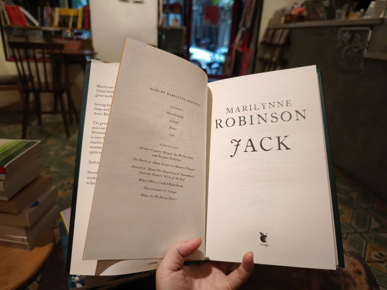Sách - Jack by Marilynne Robinson - Fiction in English