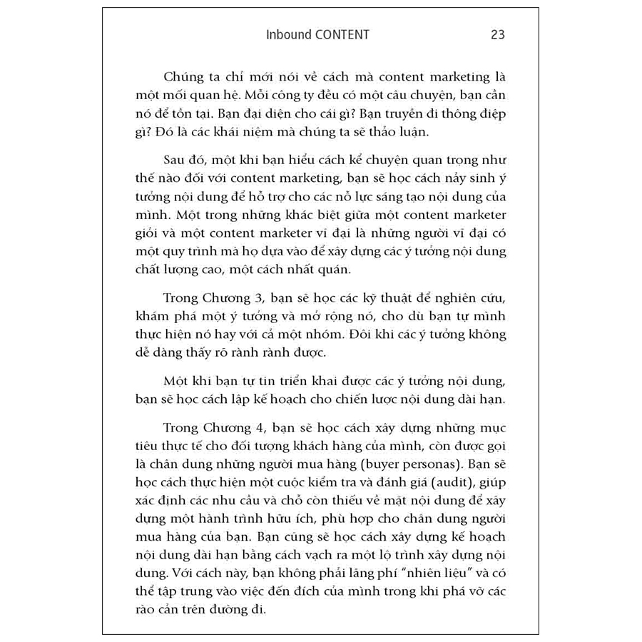 Sách Inbound Content - Xây Dựng Chiến Lược Nội Dung Theo Phương Thức Inbound