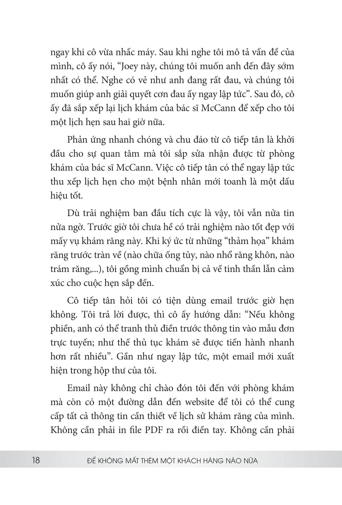 Để Không Mất Thêm Một Khách Hàng Nào Nữa