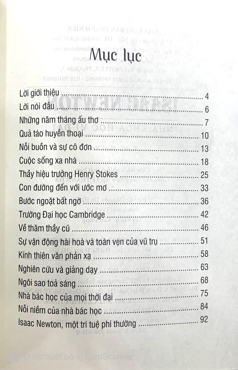 Kể Chuyện Cuộc Đời Các Thiên Tài: Isaac Newton - Nhà Khoa Học Vĩ Đại