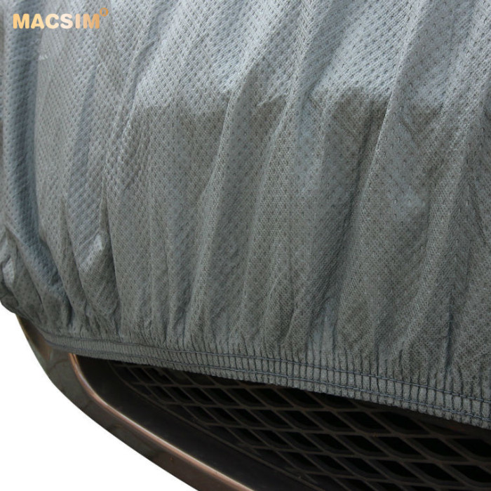 Bạt phủ ô tô chất liệu vải không dệt cao cấp thương hiệu MACSIM dành cho Toyota Prado màu ghi - sử dụng trong nhà, ngoài trời