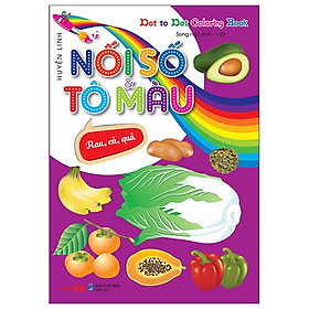 Nối Số & Tô Màu - Rau, Củ, Quả