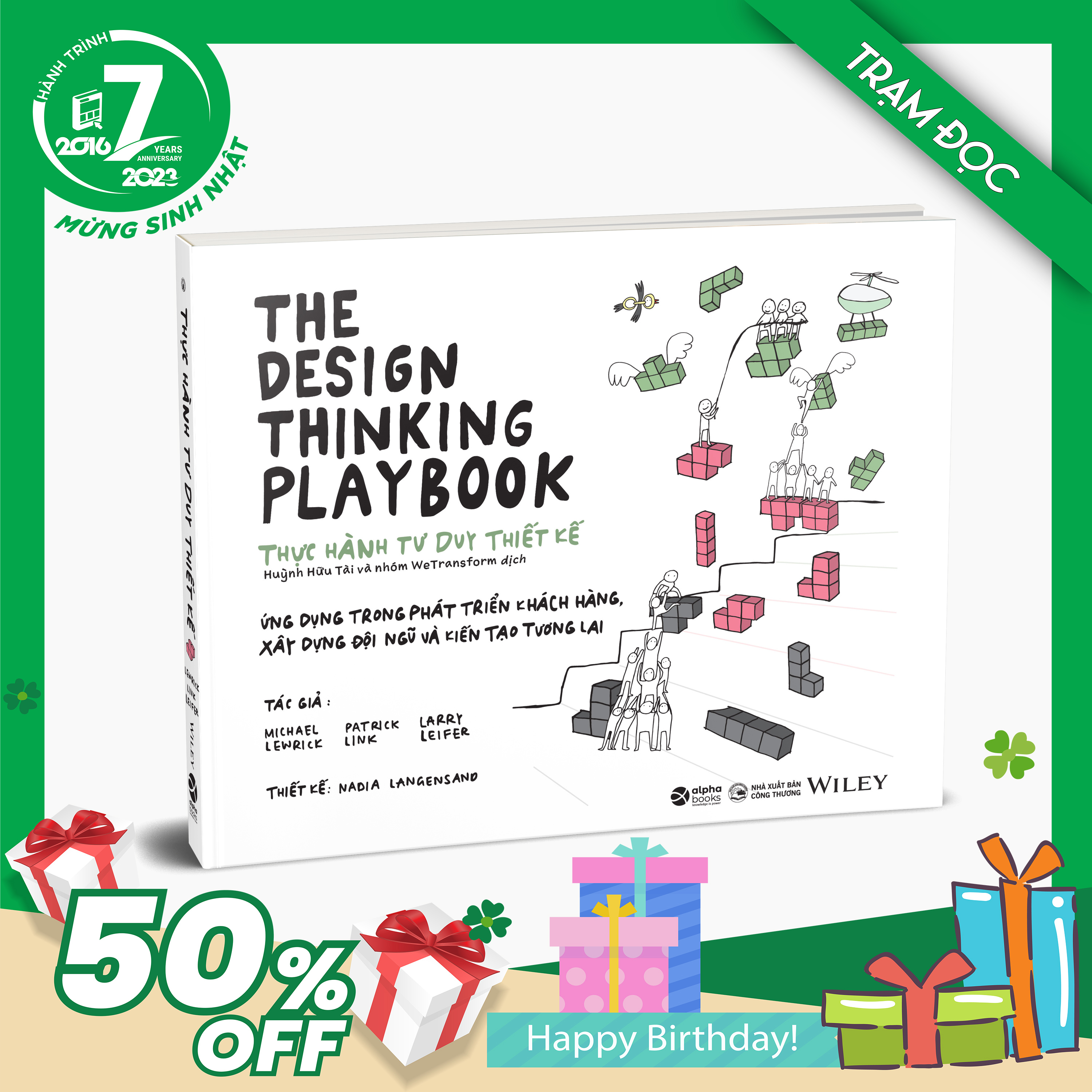 Trạm Đọc Official | The Design Thinking Playbook- Thực Hành Tư Duy Thiết Kế