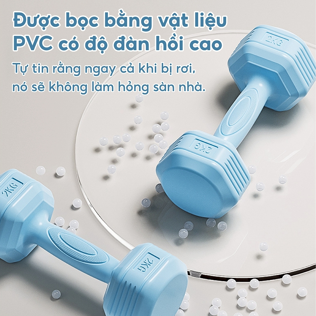 Bộ 2 tạ tay BG 4kg model Q304 - Q314 cao cấp Tập Gym (hàng nhập khẩu)