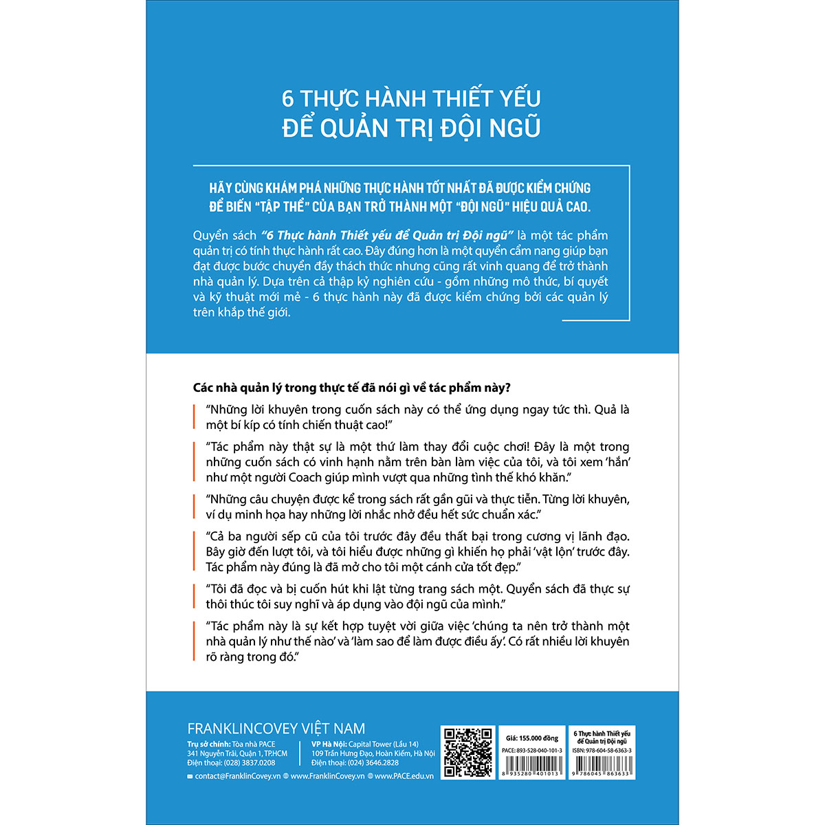 Sách PACE Books - 6 thực hành thiết yếu để quản trị đội ngũ (Everyone Deserves A Great Manager: The 6 Critical Practices For Leading A Team) - Scott Jeffrey Miller, Todd Davis, Victoria Roos Olsson