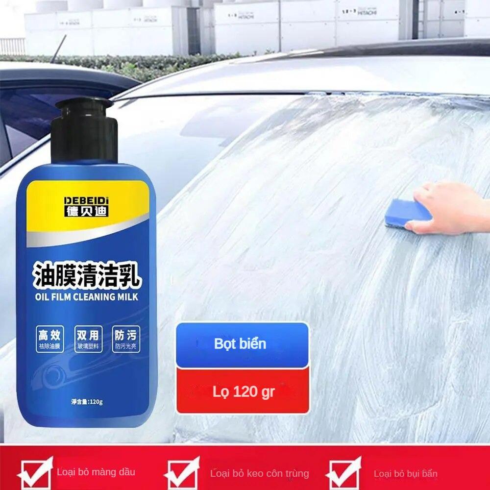 Chất tẩy màng dầu kính chắn gió phía trước ô tô, tẩy ố kính và vết bám đọng nước hiệu quả