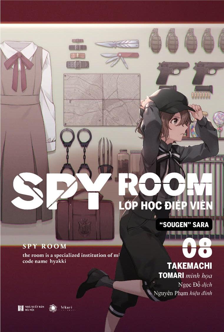 Sách - SPY ROOM - Lớp Học Điệp Viên - Tập 8 - Sougen Sara - Tặng Kèm Bookmark