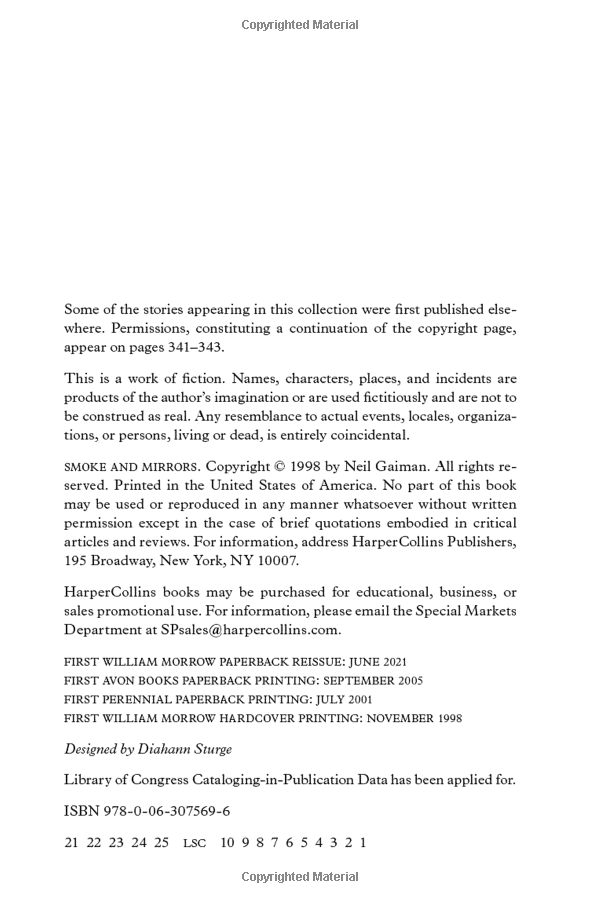 Smoke And Mirrors: Short Fictions And Illusions