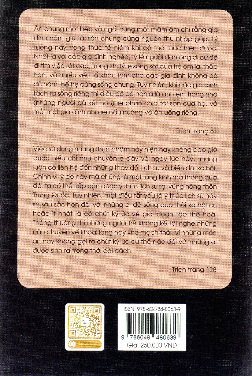 Ellen Oxfeld - Đắng cay và ngọt bùi - Nông thôn Trung quốc trong quá trình đô thị hóa và kinh tế thị trường