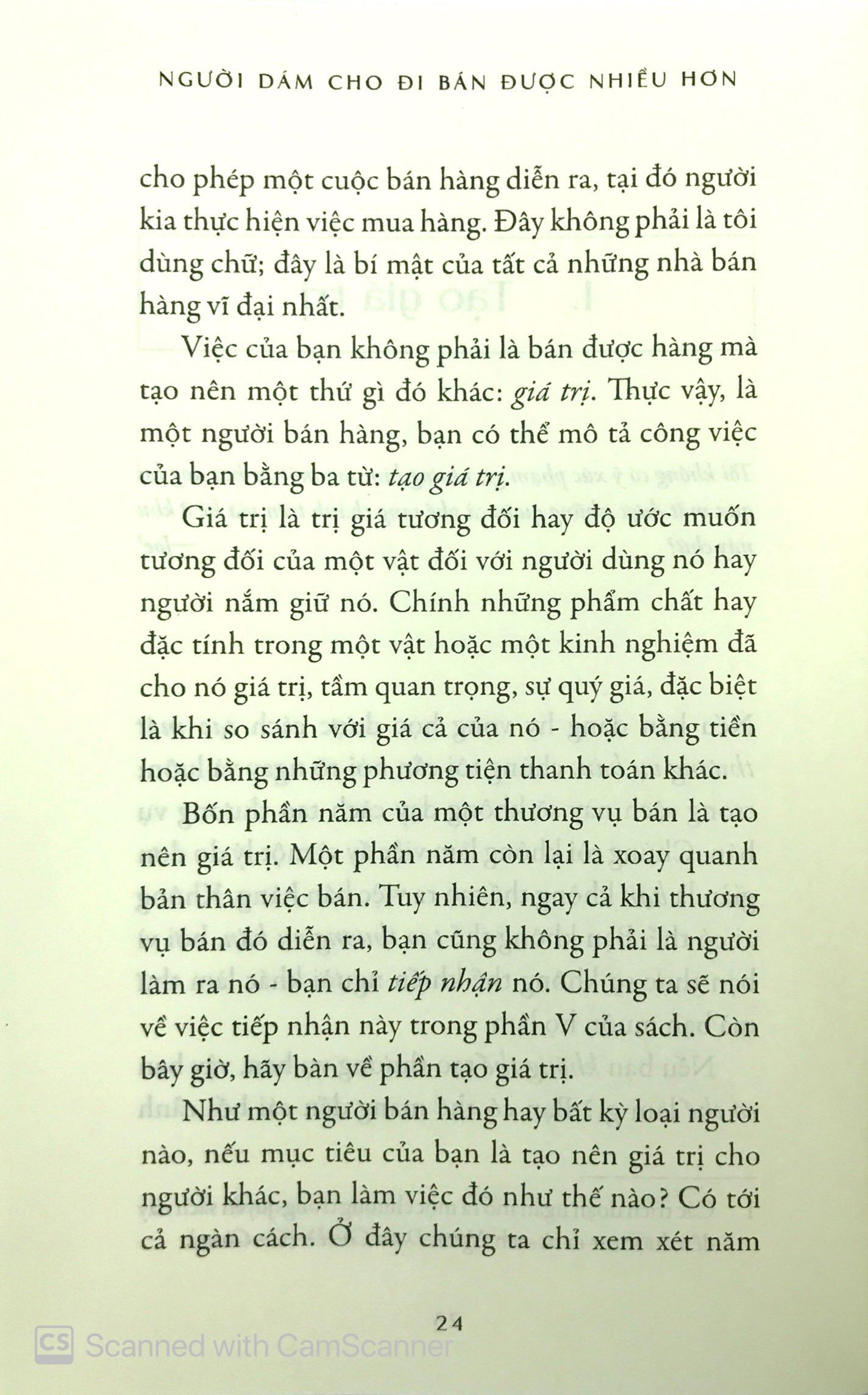 Người Dám Cho Đi - Bán Được Nhiều Hơn