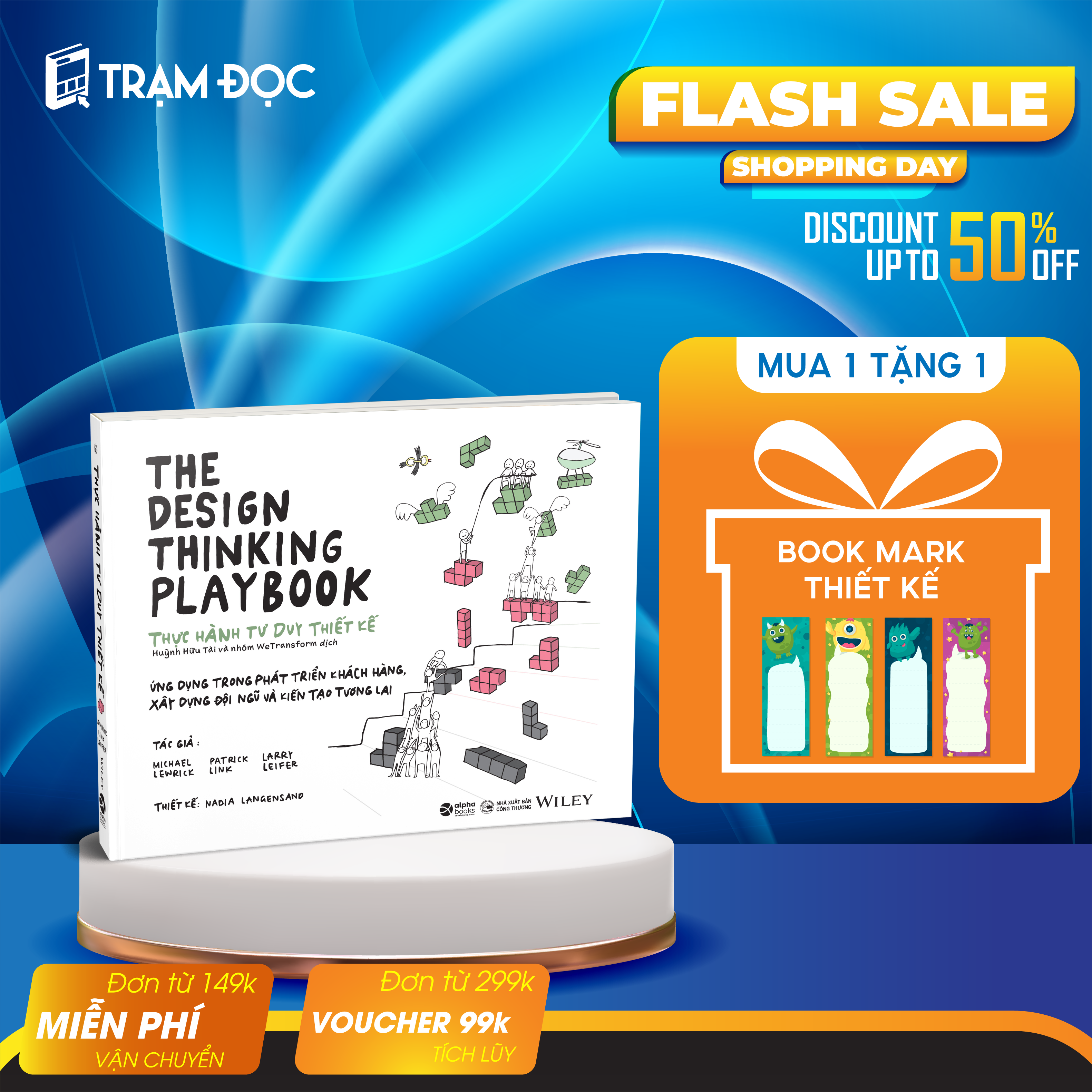 Trạm Đọc Official | The Design Thinking Playbook- Thực Hành Tư Duy Thiết Kế