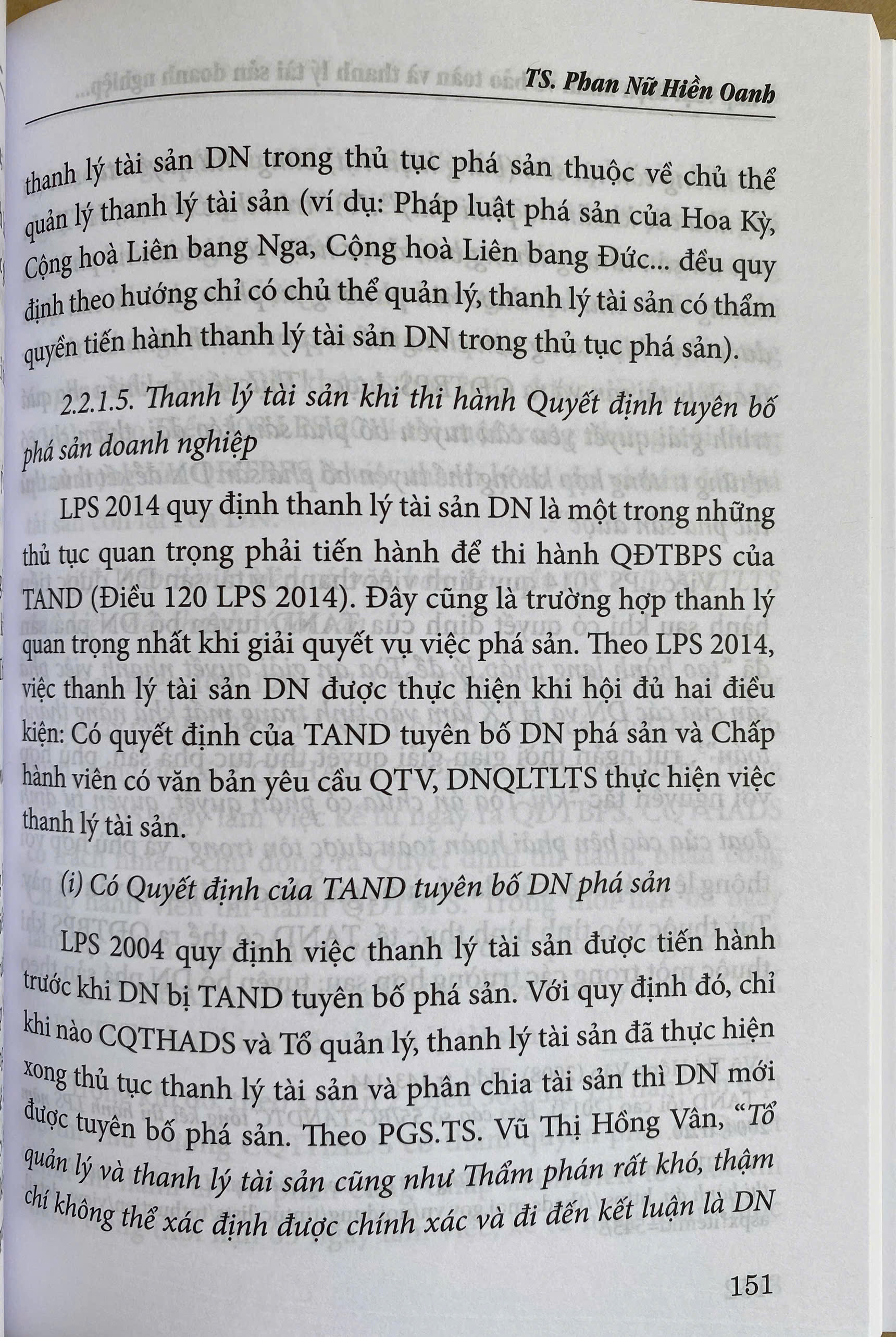 Pháp Luật Hiện Hành Về Bảo Toàn Và Thanh Lý Tài Sản Doanh Nghiệp Trong Thủ Tục Phá Sản