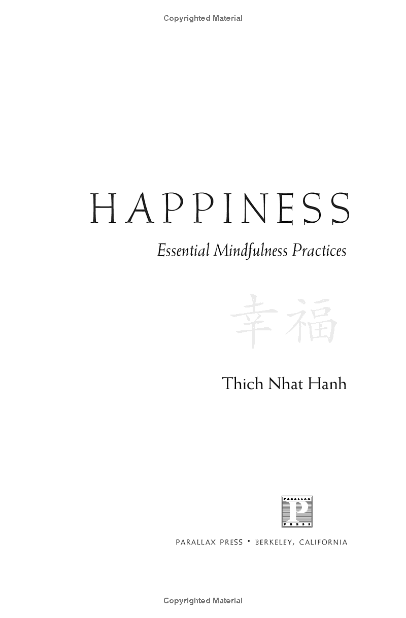 Happiness - Essential Mindfulness Practices