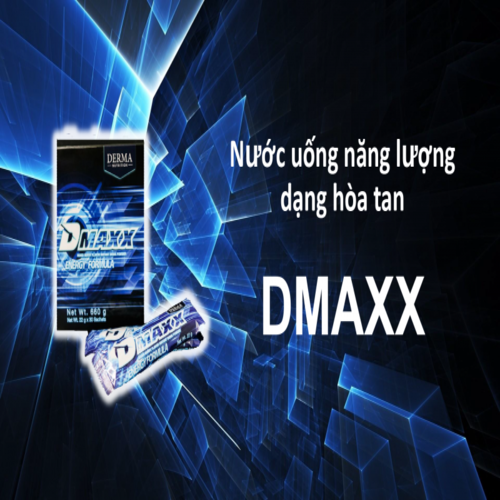 DMAXX thức uống bổ sung vitamin năng lượng có đường DAMODE 14 gói dùng thử màu xanh