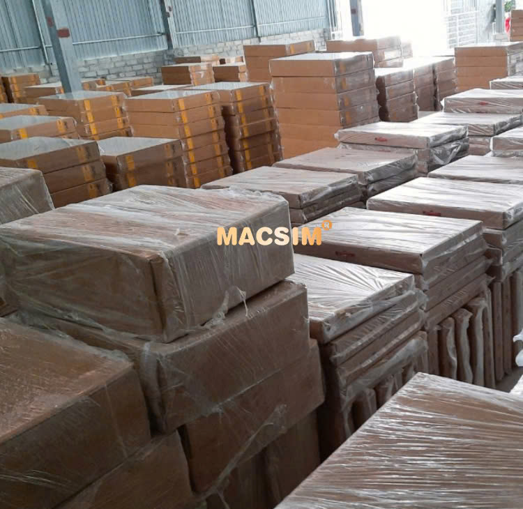 Thảm lót cốp xe ô tô SĐ Toyota Wigo 2023 nhãn hiệu Macsim chất liệu TPE cao cấp màu đen