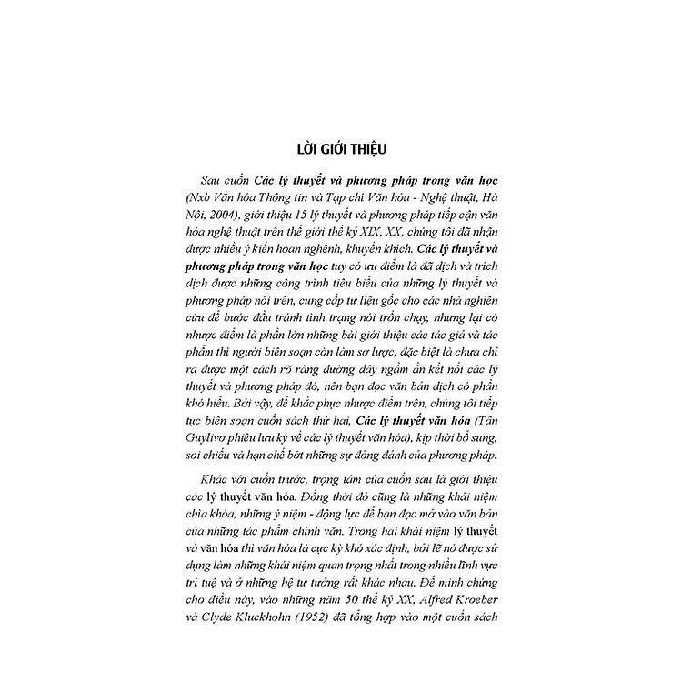 Sách - Các Lý Thuyết Văn Hóa - Đỗ Lai Thuý - VIETNAMBOOK