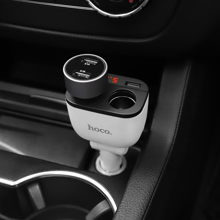 Bộ chia tẩu sạc ô tô nhãn hiệu Hoco Z28