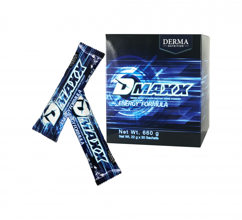 DMAXX thức uống bổ sung vitamin năng lượng có đường DAMODE 5 gói dùng thử màu xanh