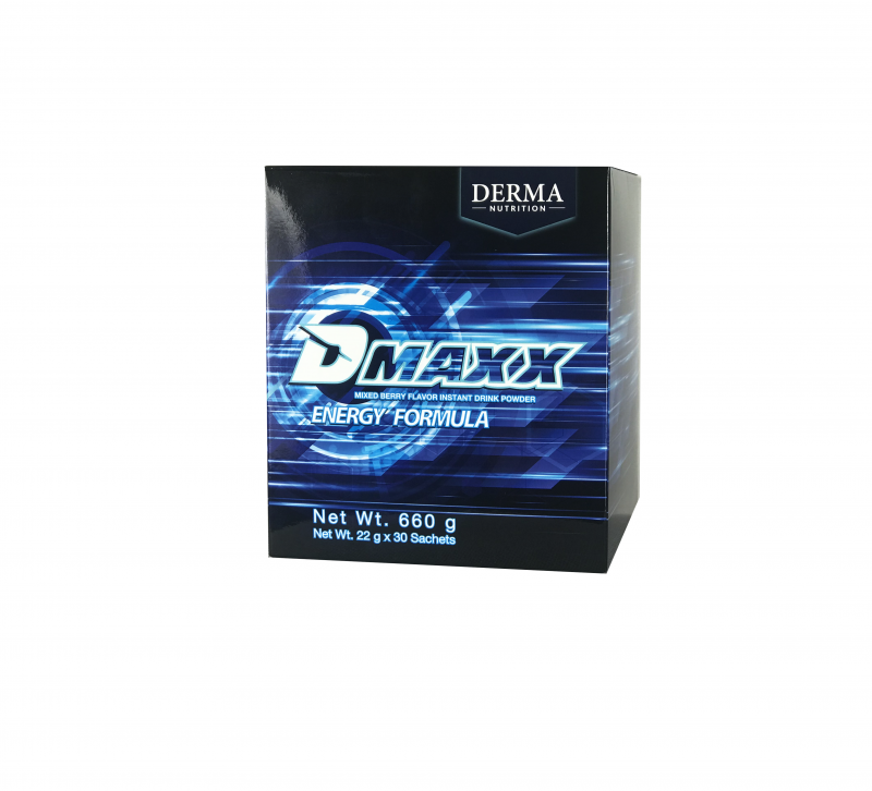 DMAXX thức uống bổ sung vitamin năng lượng có đường DAMODE 5 gói dùng thử màu xanh