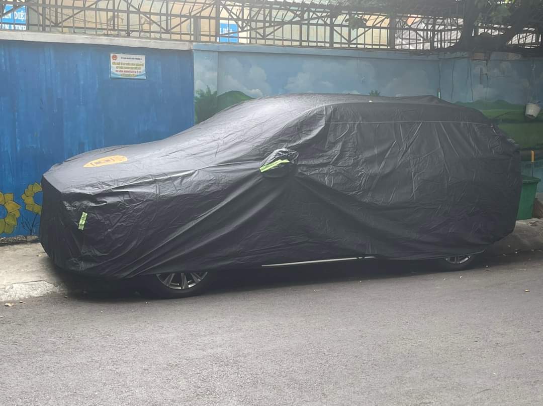 Bạt phủ ô tô Volkswagen Tiguan chất liệu Polyester - màu đen cao cấp MACSIM màu đen - sử dụng trong nhà và ngoài trời