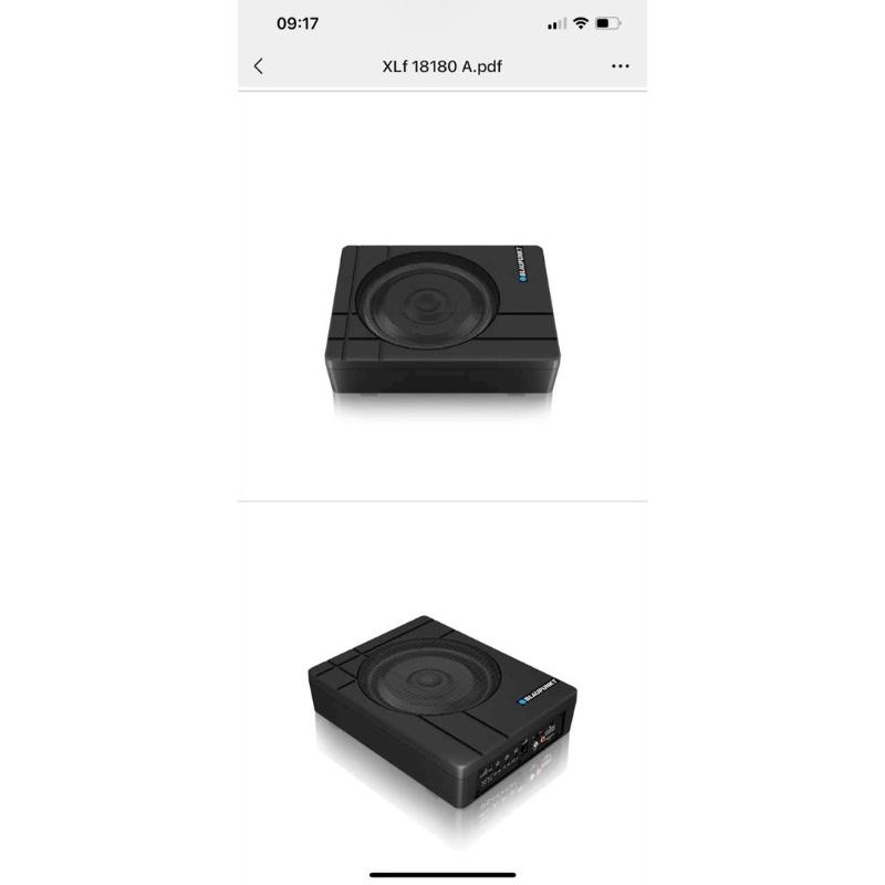 Loa Sub Gầm Ghế Blaupunkt XLF 18180A phiên bản mới nhất 2023 bản nâng cấp BASS Căng đét