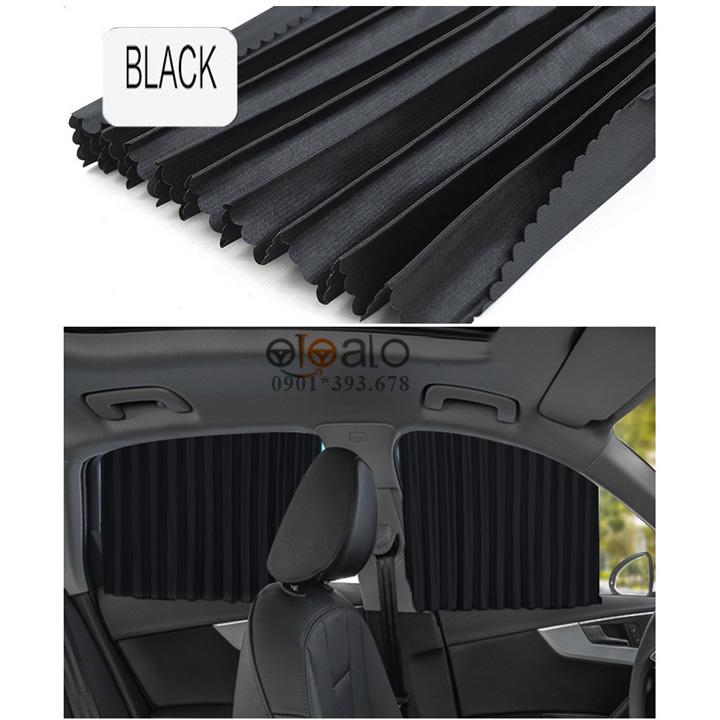 Rèm vải che chắn nắng dành cho xe Hyundai Getz vải lụa gắn nam châm keo 3M RVCK