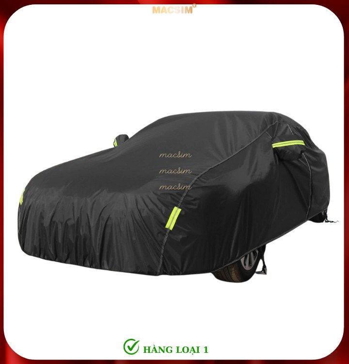Bạt phủ ô tô thương hiệu MACSIM dành cho Suzuki Swift - màu đen - bạt phủ trong nhà và ngoài trời