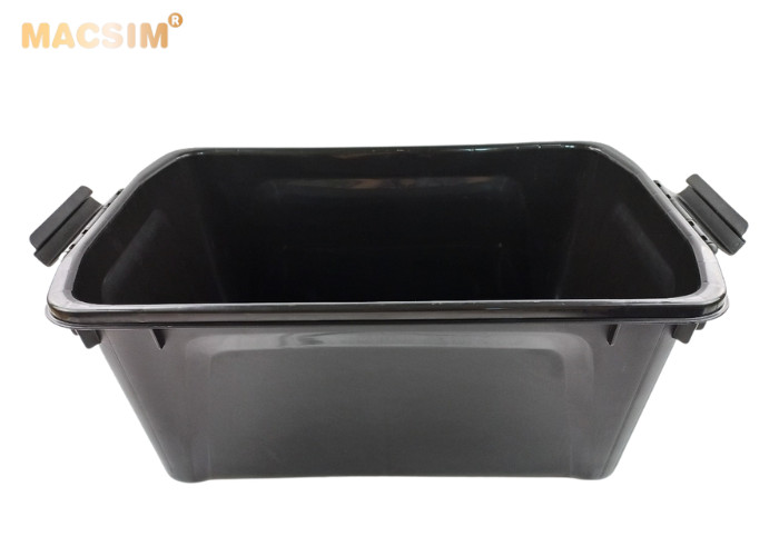 Hộp đựng đồ trên ô tô 60 lít kích thước màu đen tím 59,5cm x 35,5cm x 35cm - hộp đựng đồ trong cốp ô tô nhãn hiệu Macsim chất liệu PP cao cấp