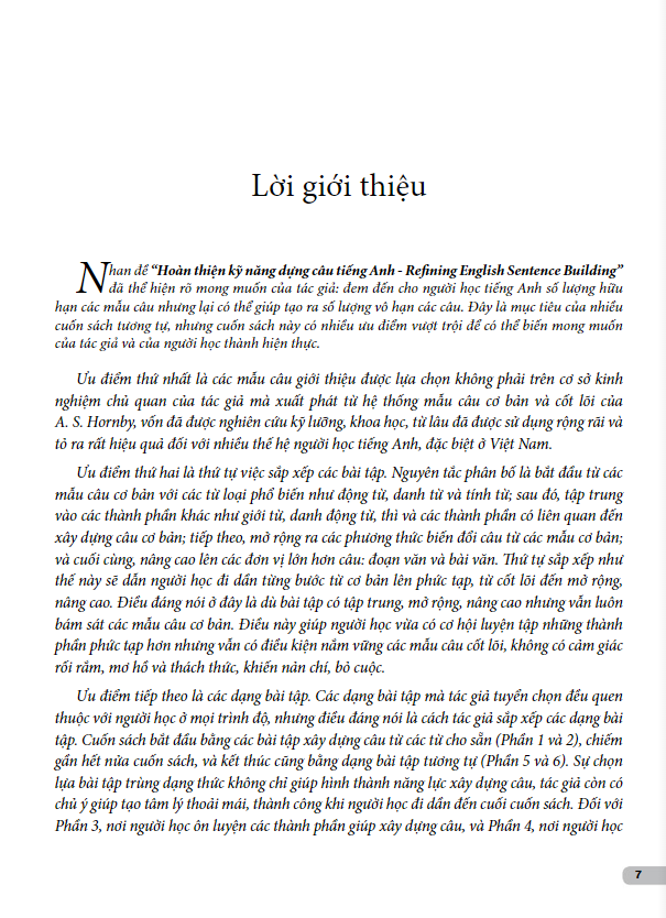 Hoàn Thiện Kỹ Năng Dựng Câu Tiếng Anh