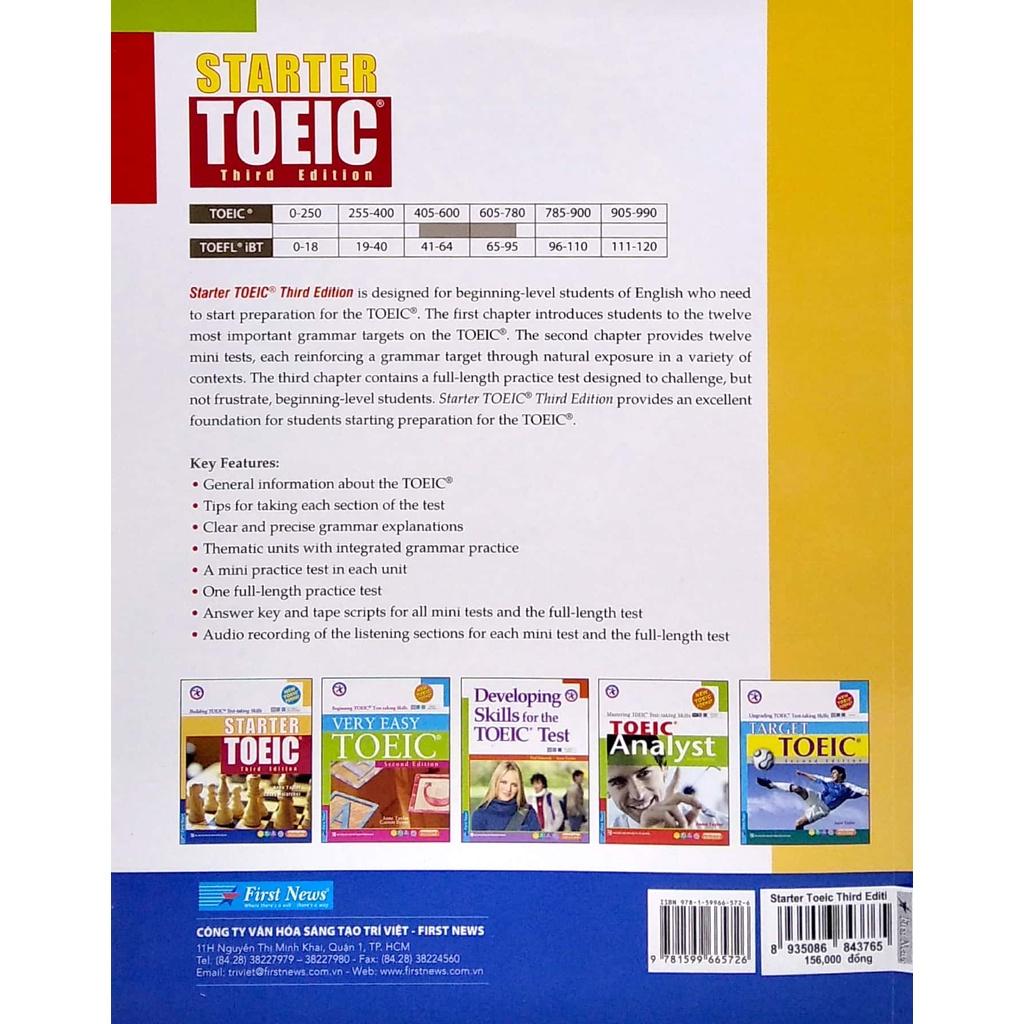 Starter TOEIC Third Edition (Kèm QR Code) - Bản Quyền