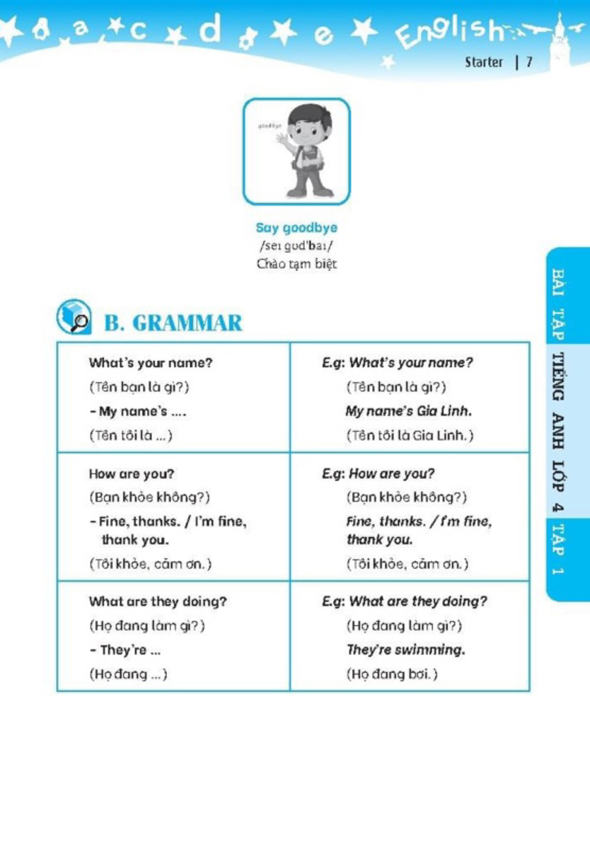 The Langmaster - Bài Tập Tiếng Anh Lớp 4 Tập 1 (Có Đáp Án) - Global Success _MT