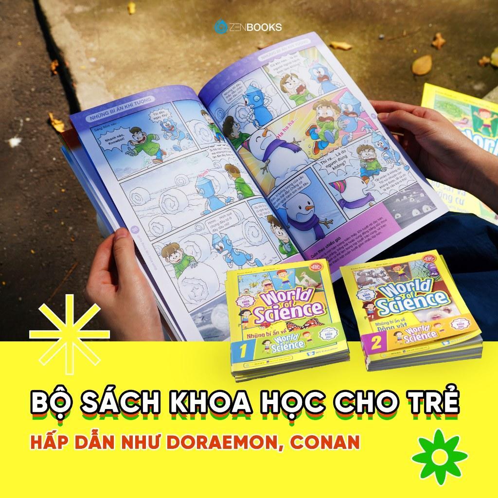 Sách - World Of Science - Bộ 2 Combo 5 Cuốn - Làm Bạn Với Khoa Học - Zenbooks