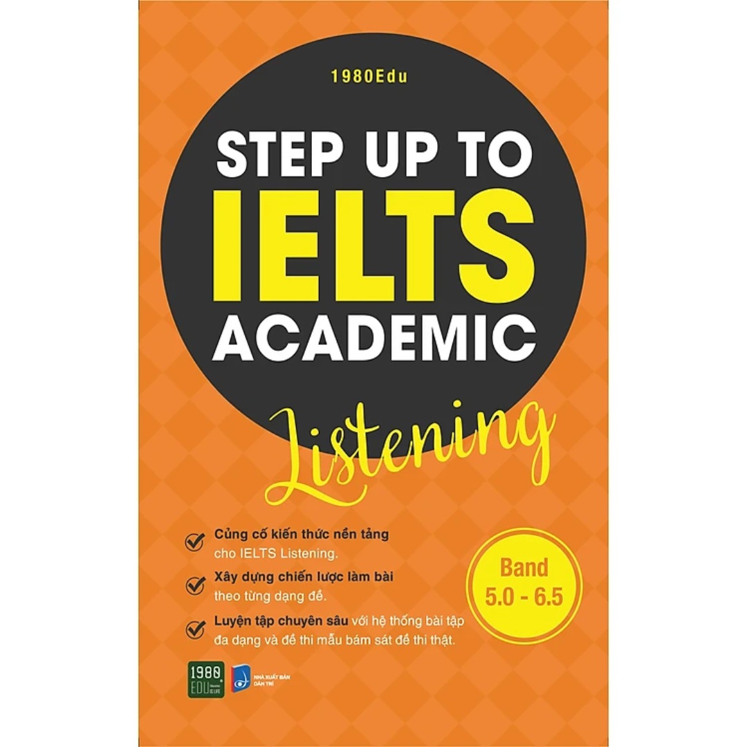 Bộ 4 Cuốn Sách Luyện Thi IELTS: Step Up To Ielts Academic (Listening + Reading + Writing + Speaking)