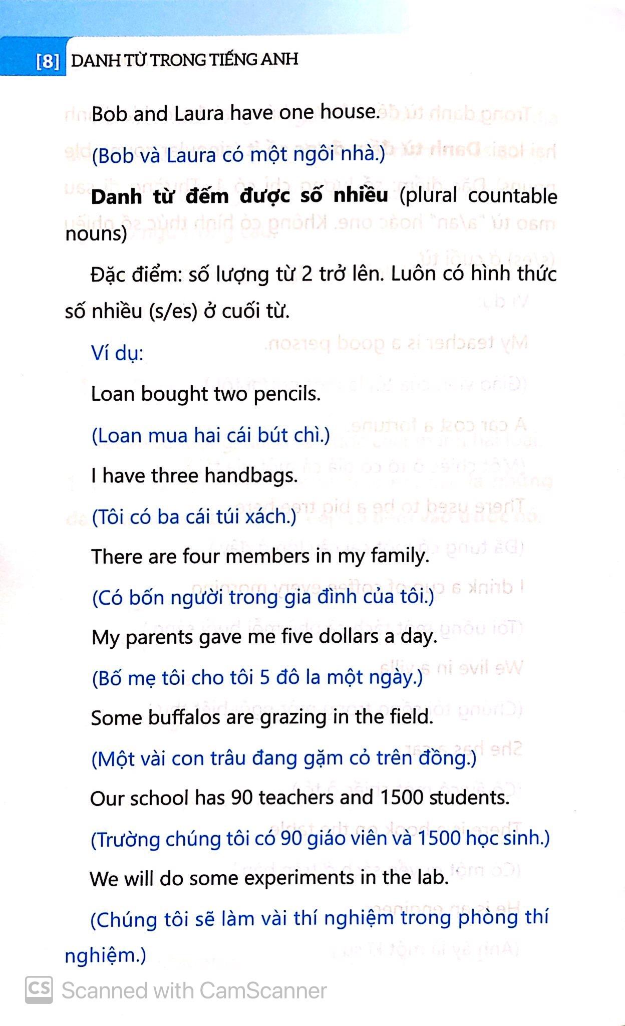 Danh Từ Trong Tiếng Anh