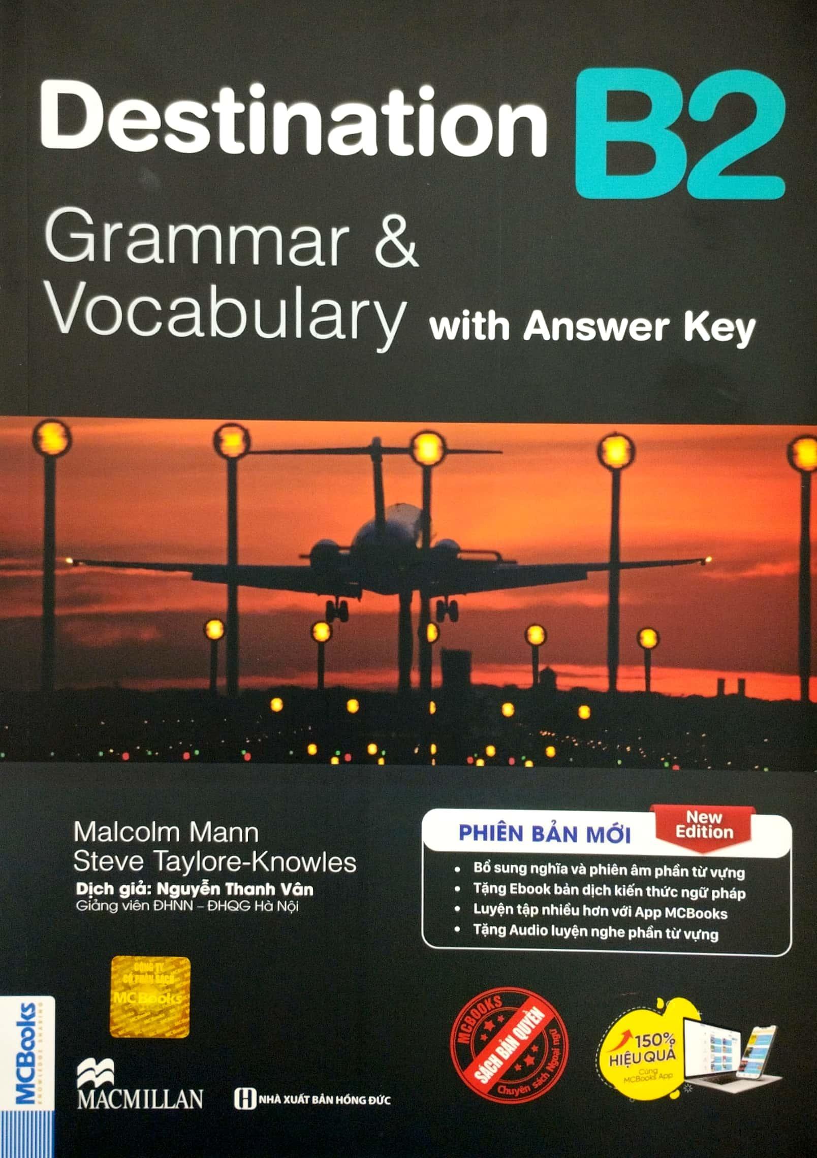 Sách - Combo Sách Destination - Grammar And Vocabulary with Answer Key - B1 + B2 + C1 And C2 (Bộ 3 Cuốn)