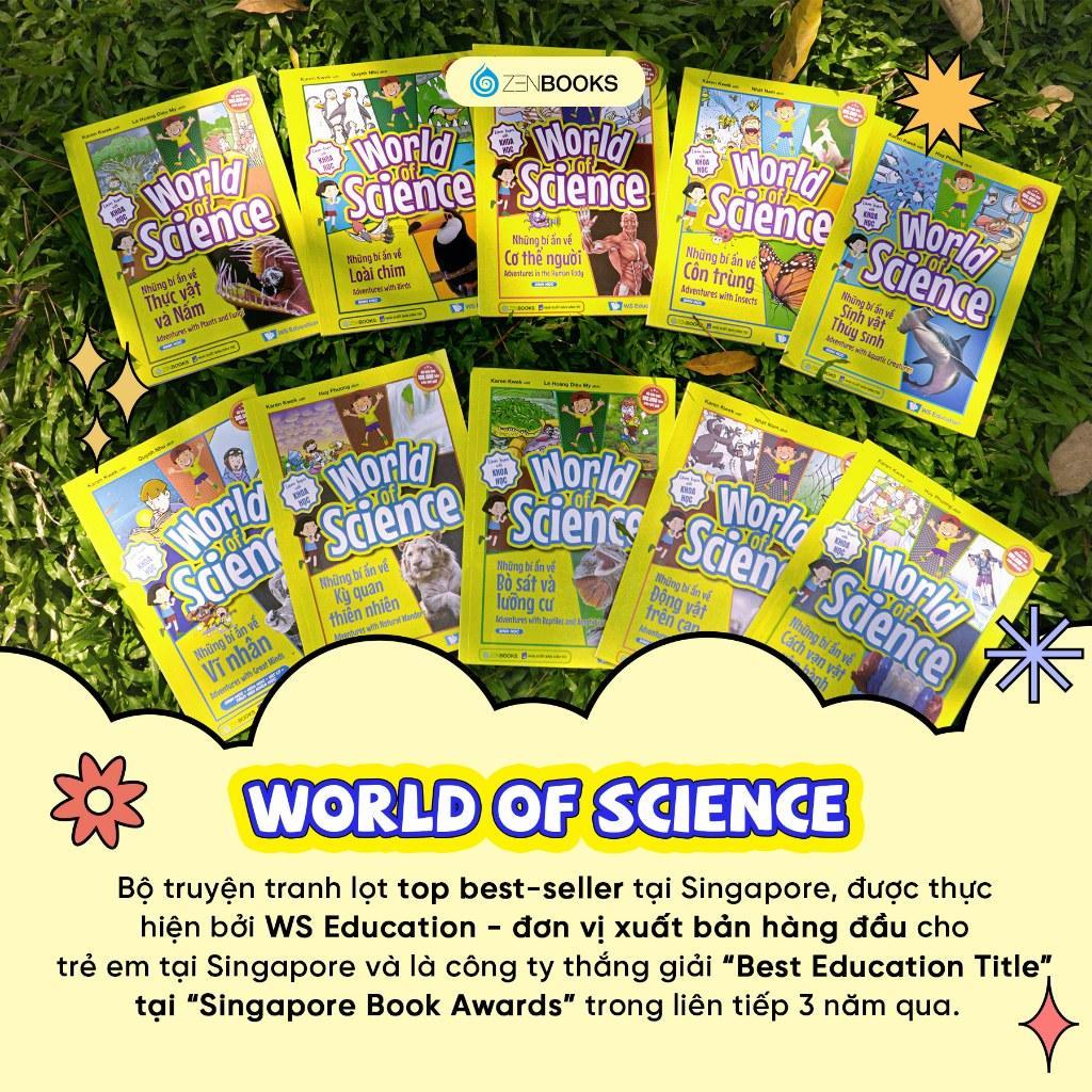 Sách - World Of Science - Bộ 2 Combo 5 Cuốn - Làm Bạn Với Khoa Học - Zenbooks