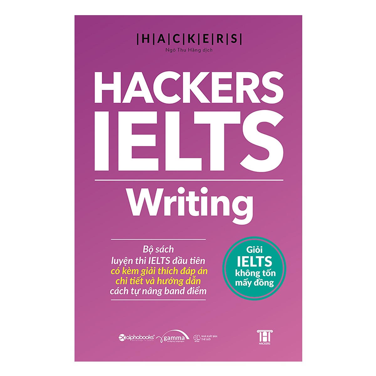Trạm Đọc Official | Combo Trọn Bộ 4 Cuốn Hackers IELTS ( Listening + Reading + Speaking + Writing )